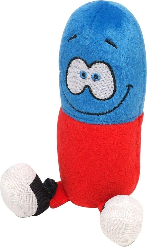 5 Inch Giggling Happy Pill Blue & Red - Walmart.com