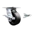 thumbnail image 1 of 5 Inch Glass Filled Nylon Caster with Ball Bearing and Brake/Swivel Lock SCC, 1 of 2