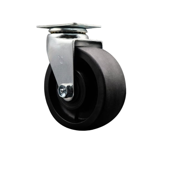 5 Inch Glass Filled Nylon Wheel Swivel Caster with Ball Bearing Service Caster
