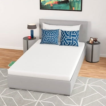 5 Inch Green Tea Memory Foam Mattress Cooling Gel Infused Mattress,Medium Firm Mattresses CertiPUR-US Certified/Bed-in-a-Box/Pressure Relieving Twin Size,White