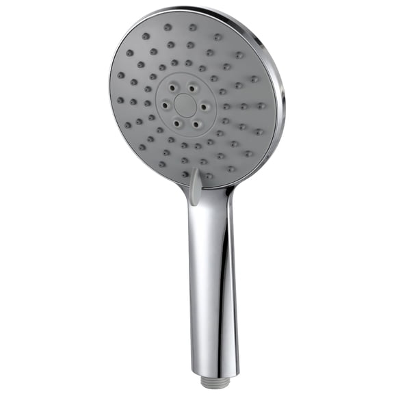 YDmeet 5 inch Handheld Shower Head for Bathroom - High Pressure, 3 Spray Settings, Anti-Clog Nozzles, Polished Chrome - Easy Installation, Universal Fit