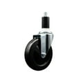 thumbnail image 1 of 5 Inch Hard Rubber Wheel Swivel 1-3/8 Inch Expanding Stem Caster SCC, 1 of 2
