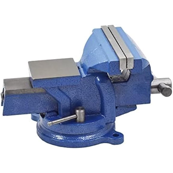 5 Inch Heavy Duty Bench Vise with Anvil 360 Degree Swivel Locking Base Bench Clamp, Fit for Clamping Fixing Equipment Home or Industrial$$Tools & Hardware Other