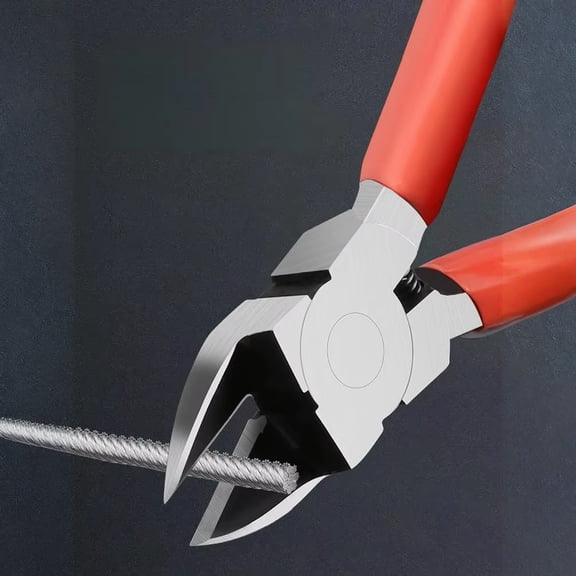 5-Inch Heavy-Duty Precision Flush Cutter, Industrial-Grade Thin-Blade Diagonal Plier With Non-Slip Comfort Grips, Ideal For Electronics Repair, Wire Cutting, Model Building, Craft