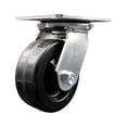 thumbnail image 1 of 5 Inch Heavy Duty Top Plate Phenolic Swivel Caster with Roller Bearing SCC, 1 of 2