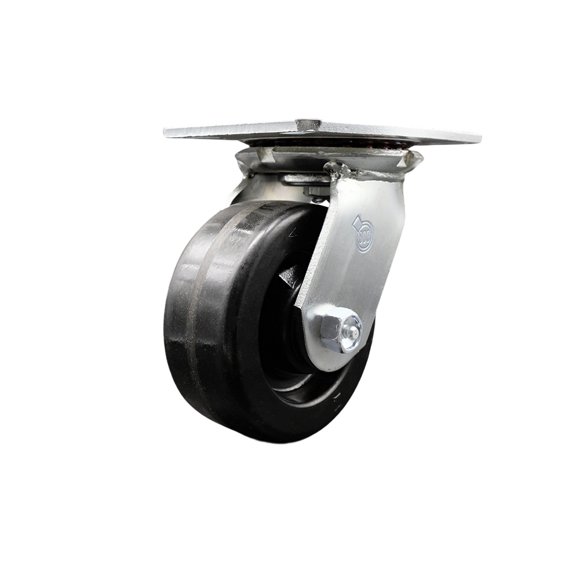 5 Inch Heavy Duty Top Plate Phenolic Swivel Caster with Roller Bearing SCC