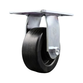 5 Inch Heavy Duty Top Plate Polyolefin Rigid Caster with Roller Bearing SCC