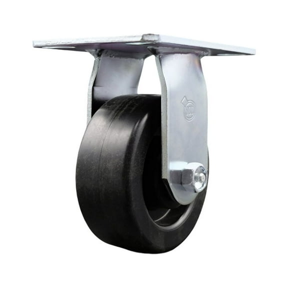 5 Inch Heavy Duty Top Plate Polyolefin Rigid Caster with Roller Bearing SCC
