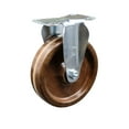 thumbnail image 1 of 5 Inch High Temp Phenolic Wheel Rigid Top Plate Caster Service Caster Brand, 1 of 2