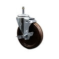 thumbnail image 1 of 5 Inch High Temp Phenolic Wheel Swivel 7/16 Inch Grip Ring Stem Caster Brake, 1 of 2