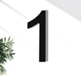 thumbnail image 1 of 5 Inch House Numbers for Modern Home, Rustproof Stainless Steel Material, Unique Floating Design, Elegant Matte Black Finished, Premium Home Address Number, Number 1, 1 of 10