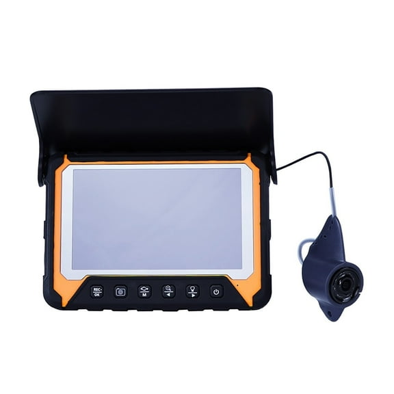 5 Inch IPS Visual Fishing Camera With Recording And Alarm Functions 8 IR Night Vision Fish Finder For Ice/ Lake Fishing ,Wide View Angle