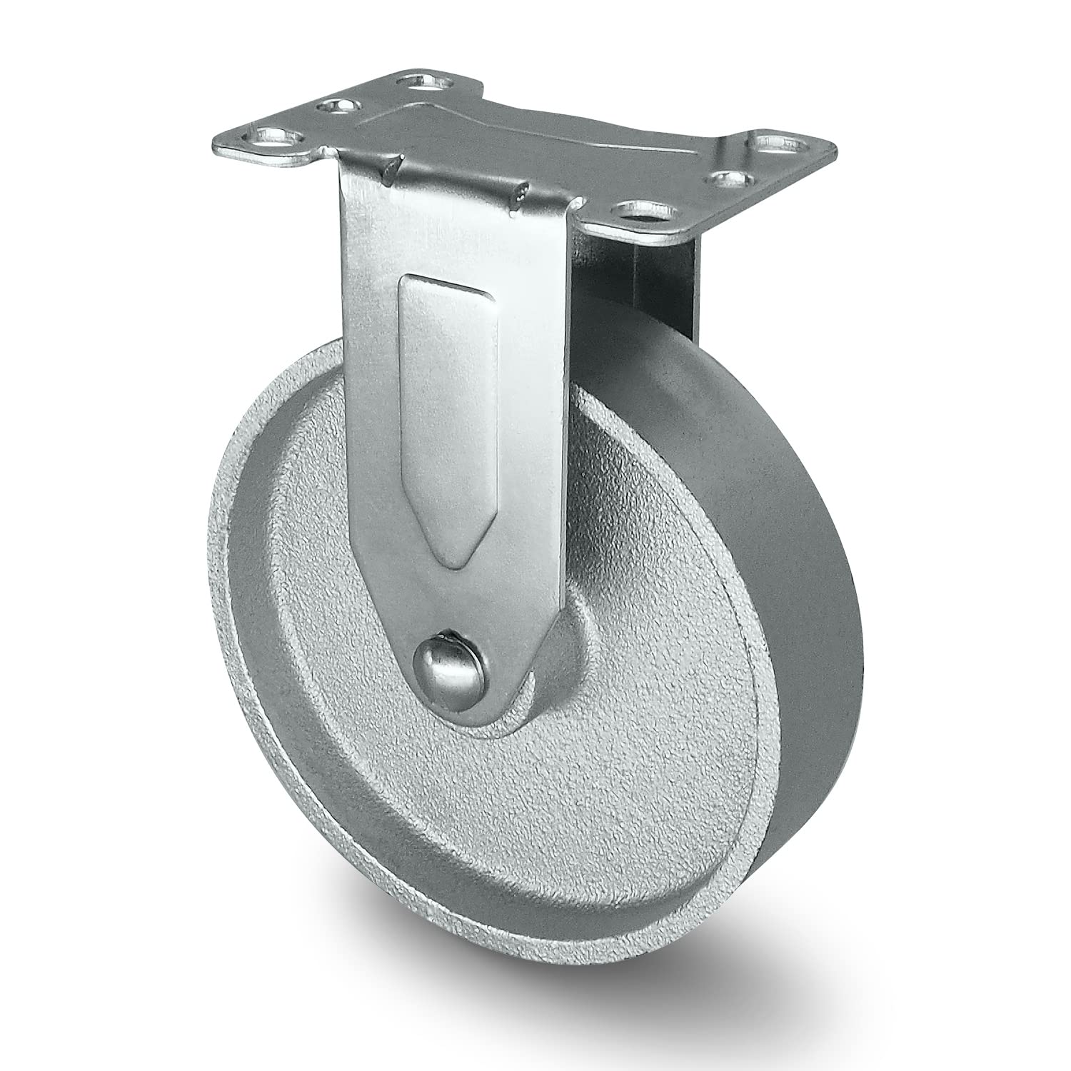 5 Inch Indutstrial Casters Semi Steel Cast Iron Swivel Casters, Heavy