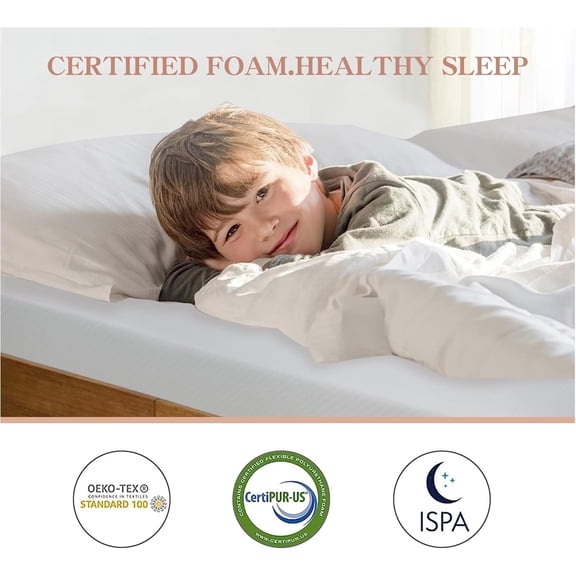 5 Inch King Mattress, Gel Memory Foam Mattress Pad for Cool Sleep & Pressure Relief