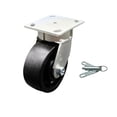 thumbnail image 1 of 5 Inch Kingpinless Glass Filled Nylon Wheel Swivel Caster with Swivel Lock SCC, 1 of 2