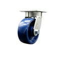 thumbnail image 1 of 5 Inch Kingpinless Solid Poly Wheel Swivel Top Plate Caster Service Caster Brand, 1 of 2
