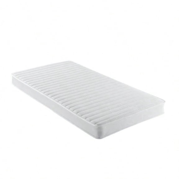5 Inch Medium Firm Bonnell Spring Mattress, Twin Size, Even Support, Lasting Comfort, Suitable for Balanced All-Night Sleep