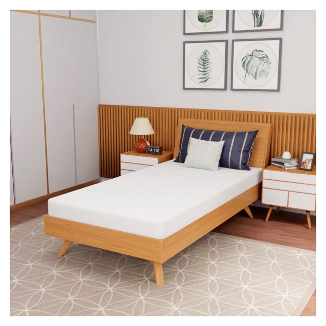 5 Inch Memory Foam Mattress/Cooling Gel Bamboo Charcoal Infused