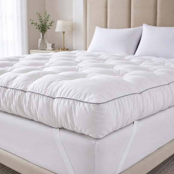 5 Inch Memory Foam Mattress Topper For Extra Thick Gel Bed Soft Fsupportive Pad 39"x 75"