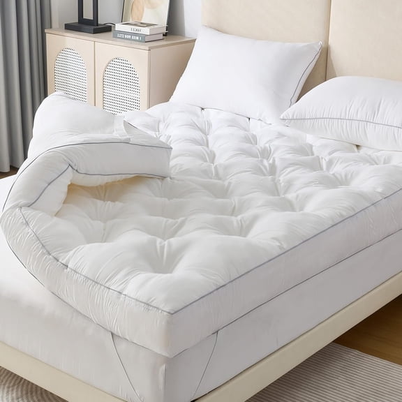 5 Inch Memory Mattress Topper for , Extra Thick Gel Memory Bed Topper, Soft Supportive Mattress Pad, 80"x60"