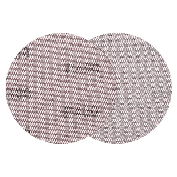 5 Inch Mesh Sanding Disc, 5pcs 400 Grit Dust Free Drywall Sandpaper Hook and Loop Sander Pads