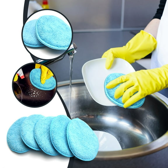5 Inch Microfiber Wax Applicator Pads, Car Wax Applicator, Buffing & Detail Polishing Foam Pads for Car Cleaning and Fine Polishing