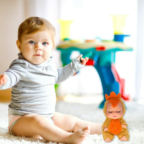 5 Inch Mini Animal Costume Dolls - Cute Collectible Toys for 3+ Years, Adorable Small Dolls with Animal Outfits, Perfect Birthday Gift for Young Enthusiasts