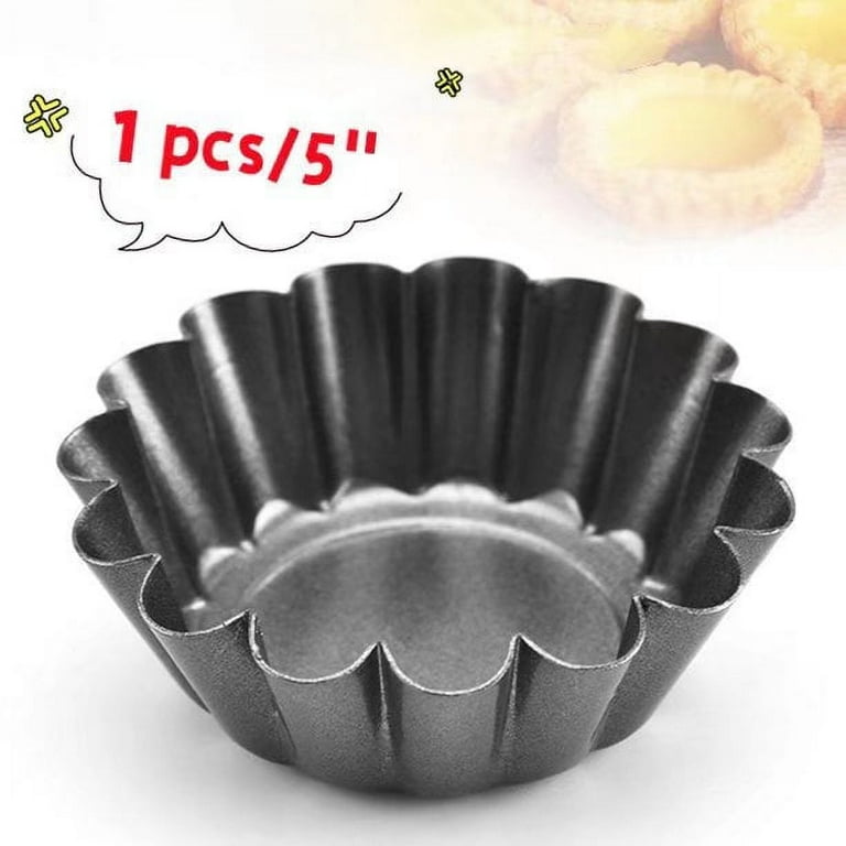 5 Inch Mini Tart Pans Cupcake Cake Muffin Mold Tin Pan Baking Tool