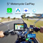 5 Inch Motorcycle Navigator Support 4K Video Playback C5 Linux System Wireless Wired CarPlay Android Auto HD