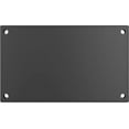 thumbnail image 1 of 5-Inch Mounting Plate for Lighted Address Numbers by LN LUMANUMBERS, Durable Stainless Steel, (for 3 Numbers, Charcoal Gray), 1 of 3