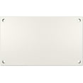 thumbnail image 1 of 5-Inch Mounting Plate for Lighted Address Numbers by LN LUMANUMBERS, Durable Stainless Steel, (for 3 Numbers, Off-White), 1 of 3