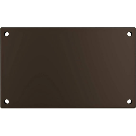 5-Inch Mounting Plate for Lighted Address Numbers by LN LUMANUMBERS, Durable Stainless Steel, (For 4 Numbers, Bronze)
