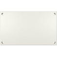 thumbnail image 1 of 5-Inch Mounting Plate for Lighted Address Numbers by LN LUMANUMBERS, Durable Stainless Steel, (for 4 Numbers, Off-White), 1 of 3