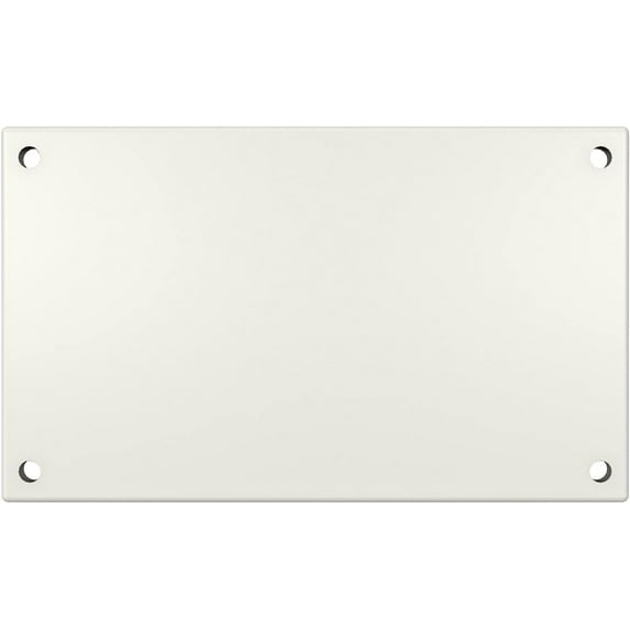 5-Inch Mounting Plate for Lighted Address Numbers by LN LUMANUMBERS, Durable Stainless Steel, (for 4 Numbers, Off-White)