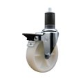 thumbnail image 1 of 5 Inch Nylon Swivel 1-5/8 Inch Expanding Stem Caster with Brake SCC, 1 of 2