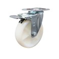 thumbnail image 1 of 5 Inch Nylon Wheel Swivel Top Plate Caster with Total Lock Brake Service Caster, 1 of 2