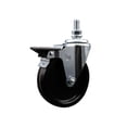 thumbnail image 1 of 5 Inch Phenolic 10MM Threaded Stem Caster with Brake, 1 of 3