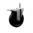 thumbnail image 1 of 5 Inch Phenolic Swivel 7/16 Inch Grip Ring Stem Caster with Total Lock Brake SCC, 1 of 2
