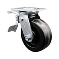 thumbnail image 1 of 5 Inch Phenolic Swivel Caster with Ball Bearing and Total Lock Brake SCC, 1 of 2