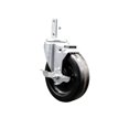 thumbnail image 1 of 5 Inch Phenolic Wheel Swivel 3/4 Inch Square Stem Caster with Brake SCC, 1 of 2