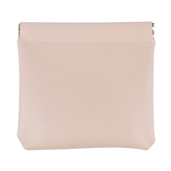 Portable 5in Pocket Cosmetic Bag No Zipper Self Closing Makeup Pouch Mini Travel Storage Organizer For Women Jewelry Headphones Pouchic Snap Closure
