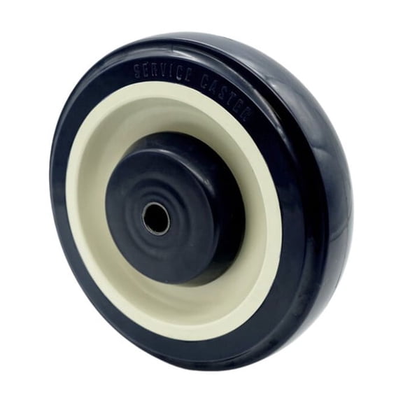 5 Inch Polyurethane Shopping Cart Wheels  Service Caster Brand