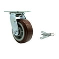 thumbnail image 1 of 5 Inch Polyurethane Swivel Caster with Ball Bearing and Swivel Lock SCC, 1 of 2