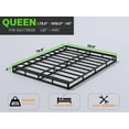 thumbnail image 1 of 5 Inch Queen Box Spring - Easy Assembly, Heavy Duty Metal Frame, Non-Slip Design, Quiet & Noise-Free, 1 of 9