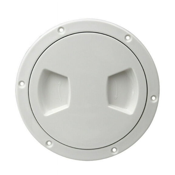 5 Inch Round Access Hatch Deck Cover Lid for Boat Yacht Inspection, Weatherproof O-Ring Sealing, ABS Plastic, Non-Slip Design, Indoor Outdoor Use