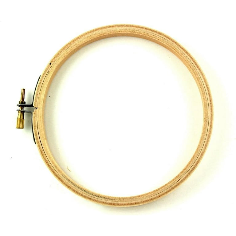 5 Inch Round Wooden Embroidery Hoops Bulk Wholesale 6 Pieces New 