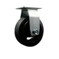 thumbnail image 1 of 5 Inch Rubber on Cast Iron Wheel Rigid Caster with Roller Bearing SCC, 1 of 2