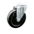 thumbnail image 1 of 5 Inch Hard Rubber Wheel Swivel Bolt Hole Caster Service Caster Brand, 1 of 2