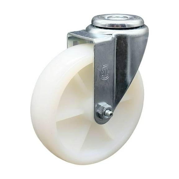 5 Inch SS Nylon Wheel Swivel Bolt Hole Caster Service Caster Brand