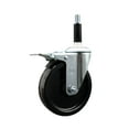 thumbnail image 1 of 5 Inch Phenolic Swivel 7/8 Inch Expanding Stem Caster Total Lock Brake SCC, 1 of 2